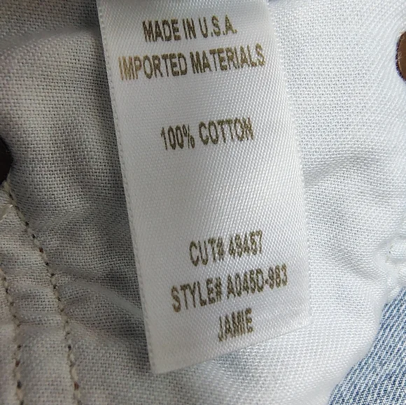 AGOLDE Jamie High Rise Classic "Shakedown" Light Wash Jeans Women 28 Distressed - Picture 9 of 9